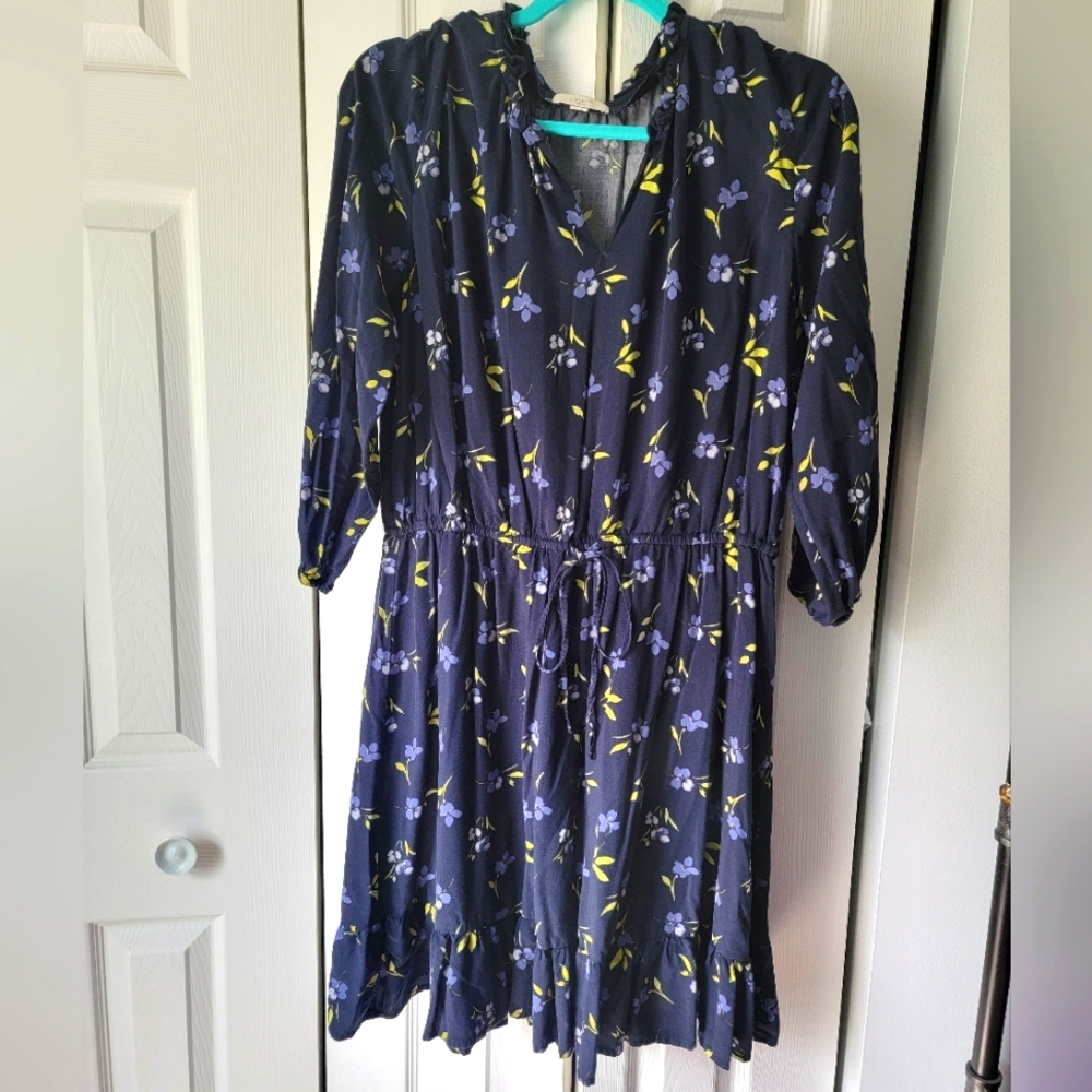 Loft, L tie waist dress.